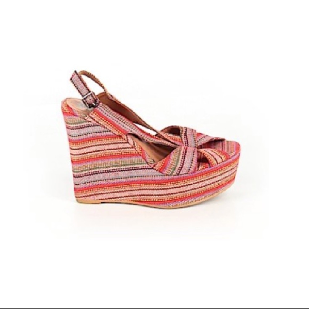 Pink Wedge Jeffrey Campbell Handmade Ibiza Last